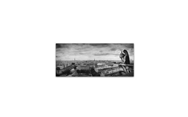 Moises Levy ‘Boring in Paris’ Canvas Art – 19″ x 8″ x 2″