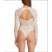 Monique Lhuillier x Hanky Panky Gallon Lace Bodysuit in Monique Lhuillier Blush