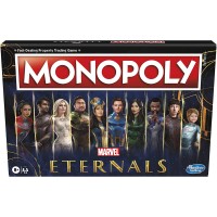 MONOPOLY: Marvel Studios’ Eternals Edition Board Game for Marvel Fans, Game for 2-6 Players, Kids Ages 8 and Up