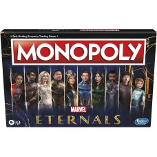 MONOPOLY: Marvel Studios’ Eternals Edition Board Game for Marvel Fans, Game for 2-6 Players, Kids Ages 8 and Up