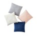  2pk 18″ Square Textured Decorative Pillows, Ivory