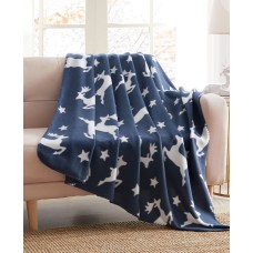 Morgan Home Holiday Printed Fleece Throws
