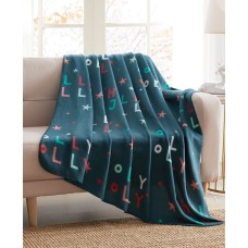 Morgan Home Holiday Printed Fleece Throws