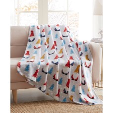 Morgan Home Holiday Printed Fleece Throws