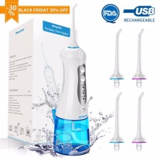 Morpilot Professional Portable Cordless Water Flosser Set, Rechargeable