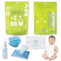 Mytagalongs Kid Clean Essentials Kit, Lime