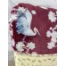  Luxury Velvet Throw, 50×70, Burgundy