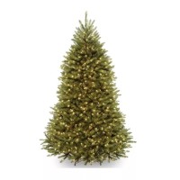 National Tree 7′ Dunhill Fir Hinged Tree with 700 Clear Lights