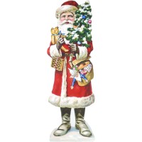 National Tree Company 35″ Santa Claus Easel-Back Decoration