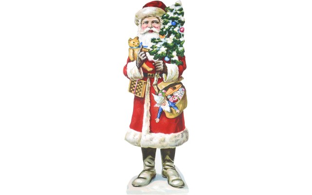 35″ Santa Claus Easel-Back Decoration