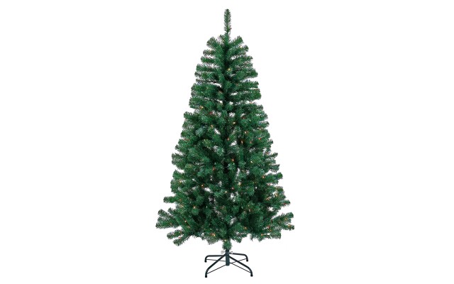  Acacia Pre-lit Christmas Tree with 300 Clear Incandescent or Multicolor Lights,
