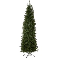 National Tree Company Artificial Slim Christmas Tree, Green, Kingswood Fir, Includes Stand, 9 Feet