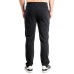  Mens Classic-Fit French Terry Pants, Black, Large