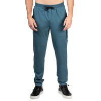 Natori Mens Rumi Modern-Fit Stretch Pajama Joggers, Blue, Medium