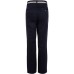  Boys’ Little School Uniform Belted Flat Front Twill Pant (Navy, 4)