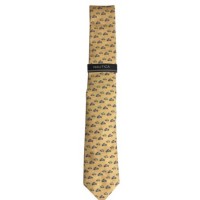 Nautica Mens Turtle Bunny Neat Slim Tie One Size Yellow