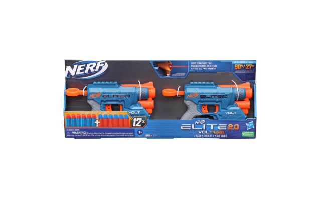   Elite 2.0 Volt SD-1 2-Pack Dart Blasters, Multicolor