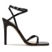  Women’s Tidle Heeled Sandal, Black, 9