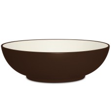 Noritake Colorwave 9.5″ Round Vegetable Bowl, 64 Oz, Chocolate