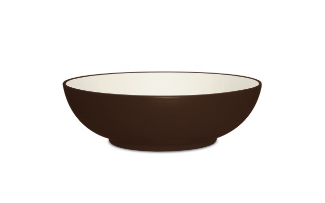  Colorwave 9.5″ Round Vegetable Bowl, 64 Oz, Chocolate