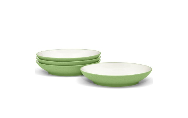  Colorwave Coupe Pasta Bowls 35-oz, Set of 4, Apple/Green