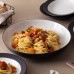  Colorwave Rim 5 Piece Pasta Set, Black