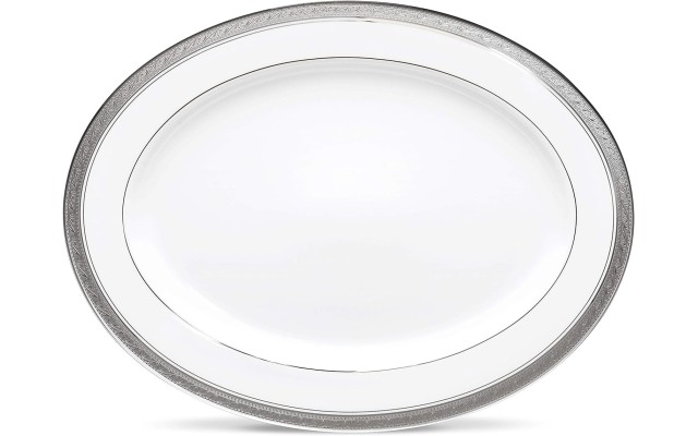  Crestwood Platinum 14-Inch Medium Oval Serving Platter