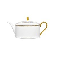 Noritake Haku Teapot, 43 oz, White/Gold
