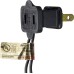  10-Count Clear G50 Globe Patio Light Set – 9ft Black Wire
