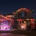  25-Count Transparent Multi-Color C9 Twinkle Christmas Light Set, 24ft