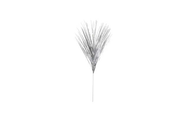  43″ Silver Tinsel Artificial Grass Christmas Spray
