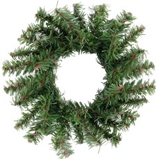 Northlight 5″ Mini Pine Artificial Christmas Wreath – Unlit