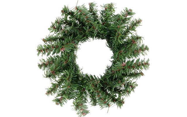  5″ Mini Pine Artificial Christmas Wreath – Unlit