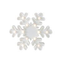 Northlight Battery Operated Led Lighted White Snowflake Christmas Marquee Sign