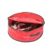  Christmas Wreath Round Storage Bag, Red, 24”