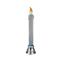 Northlight Glitte Led Flameless Christmas Candle, 9.25 Inch