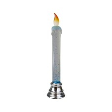 Northlight Glitte Led Flameless Christmas Candle, 9.25 Inch
