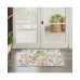  Meadow Digital Floral-Print 20″ x 32″ Accent Rug Bedding, Multi