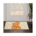  Three Pumpkins Fall Accent Rug, Beige , 18 X 30
