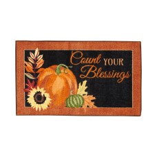 Nourison Welcome Fall Accent Decor Accent Rug 18×30 Bedding, Multicolor