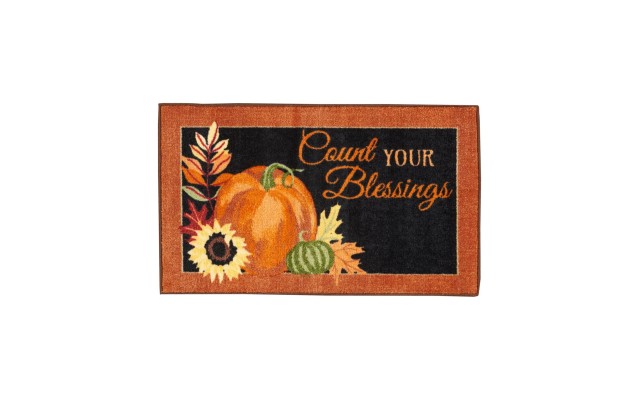  Welcome Fall Accent Decor Accent Rug 18×30 Bedding, Multicolor