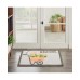  Welcome Wheelbarrow Hand-Hooked 18″ x 30″ Accent Rug, Gray