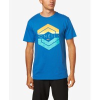 O’Neill Graphic Mens Crux T-Shirts, Blue, Small S/S