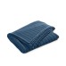 Contrast Stitch Coverlet, Full/Queen, Navy