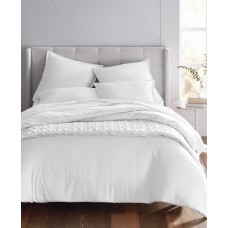 Oake Cotton Tencel Blend Reversible 3 Pc. Comforter Set, Full/Queen, White