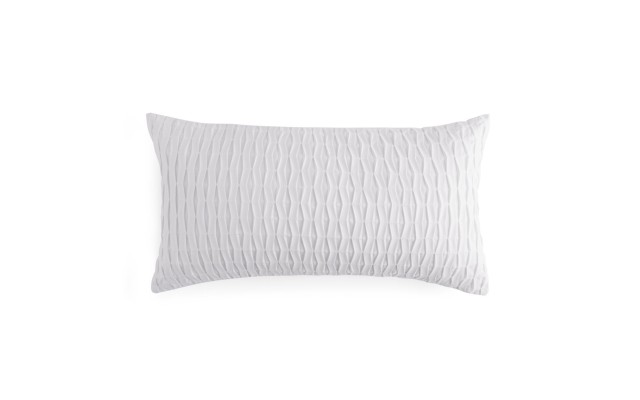  Diamond Pleats Decorative Pillow, 12 x 22
