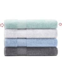 Oake Fiber Dye 100% Cotton Made in Turkey 30″ x 56″ Bath Towel, Frost