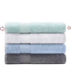Oake Fiber Dye 100% Cotton Made in Turkey 30″ x 56″ Bath Towel, Frost