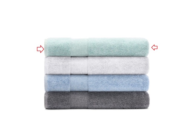  Fiber Dye 100% Cotton Made in Turkey 30″ x 56″ Bath Towel, Frost