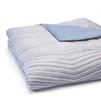 Oake Obsidian Duvet Cover, King, Blue